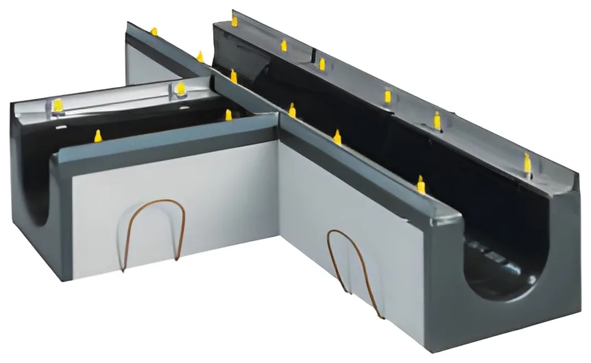 BIRCOdicht® 150 latako T formos elementas 90° be vidinio nuolydžio