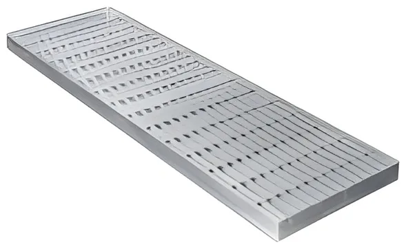 Cinkuoto plieno tinklinės grotelės 30/10, užspaudžiamos